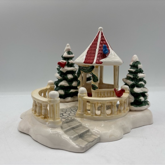 Department 56 1988 Vintage Original Snow Village - Village Gazebo 5146-2 Retired - Picture 8 of 12